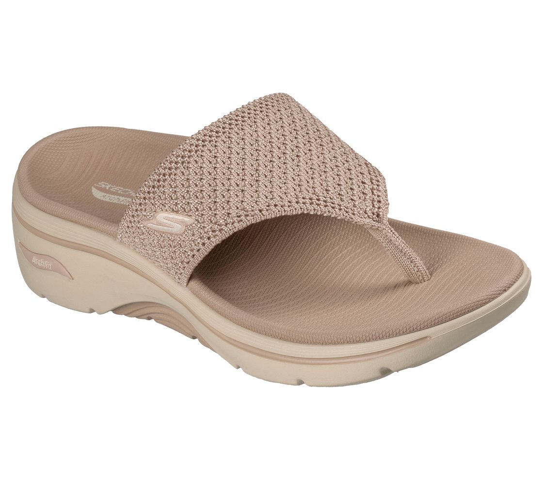 GO WALK ARCH FIT 2, TAUPE Footwear Right View