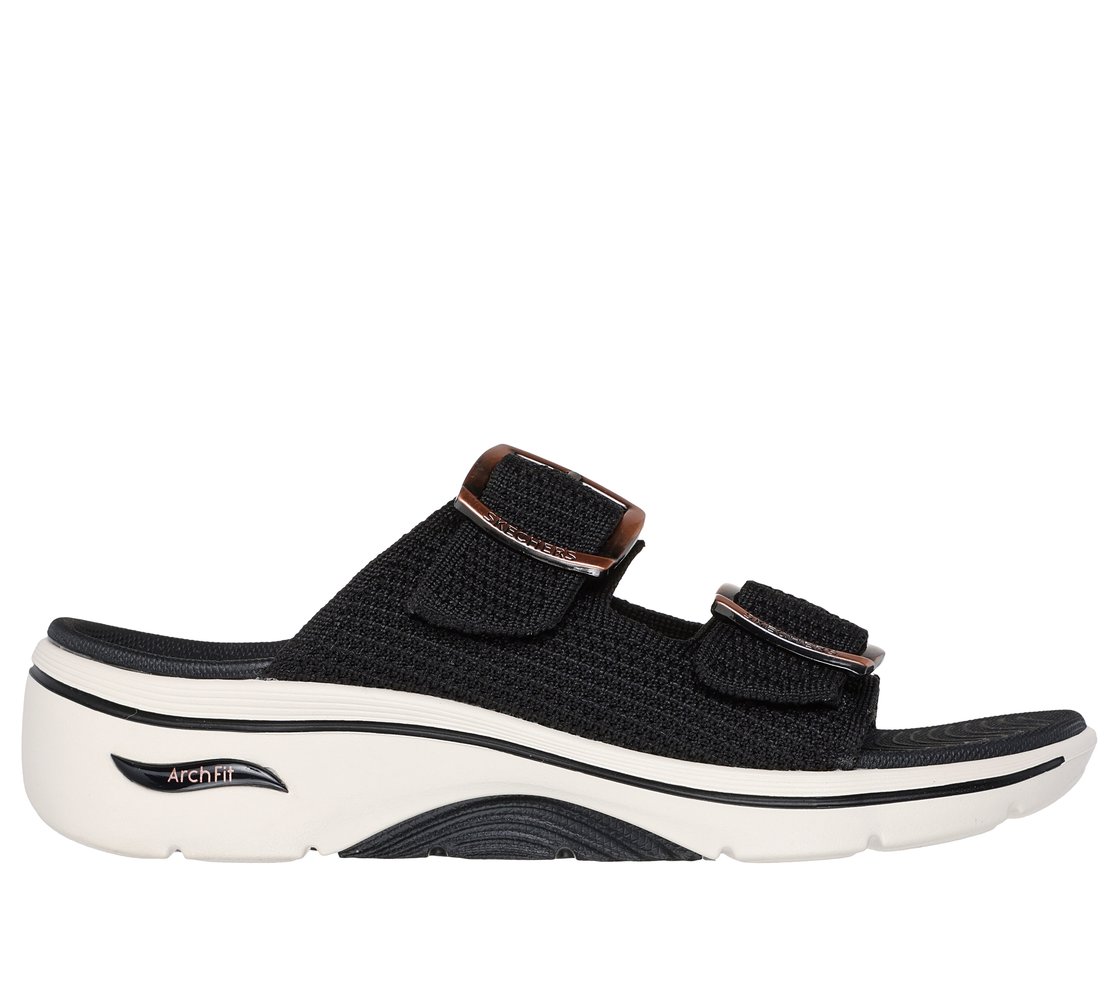 GO WALK ARCH FIT 2.0 SANDAL C, BLACK/ROSE GOLD