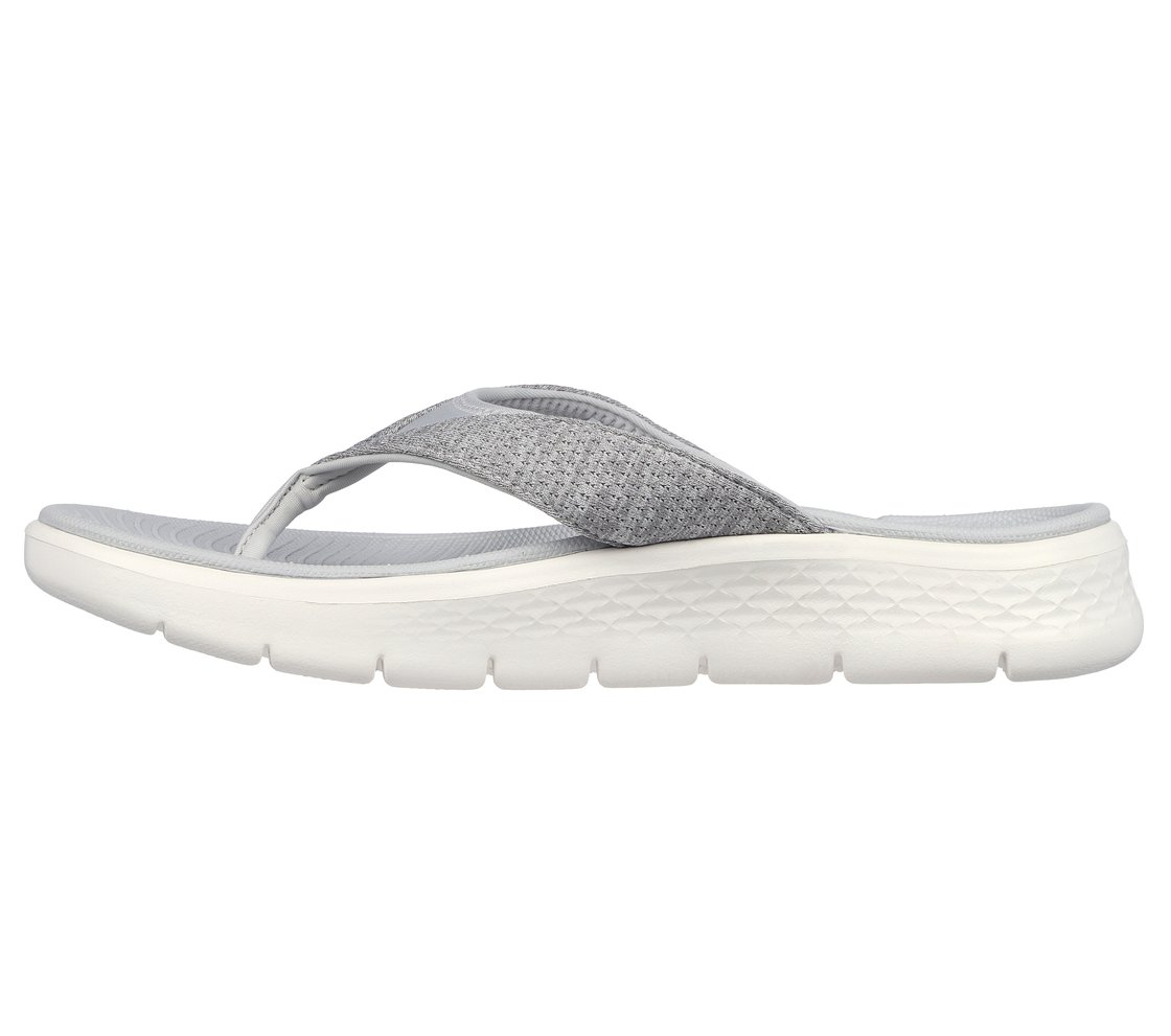 GO WALK FLEX SANDAL - SUNLIT, GRAY Footwear Left View