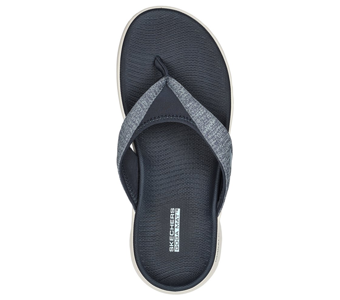 GO WALK FLEX SANDAL - SUNLIT, NAVY Footwear Top View