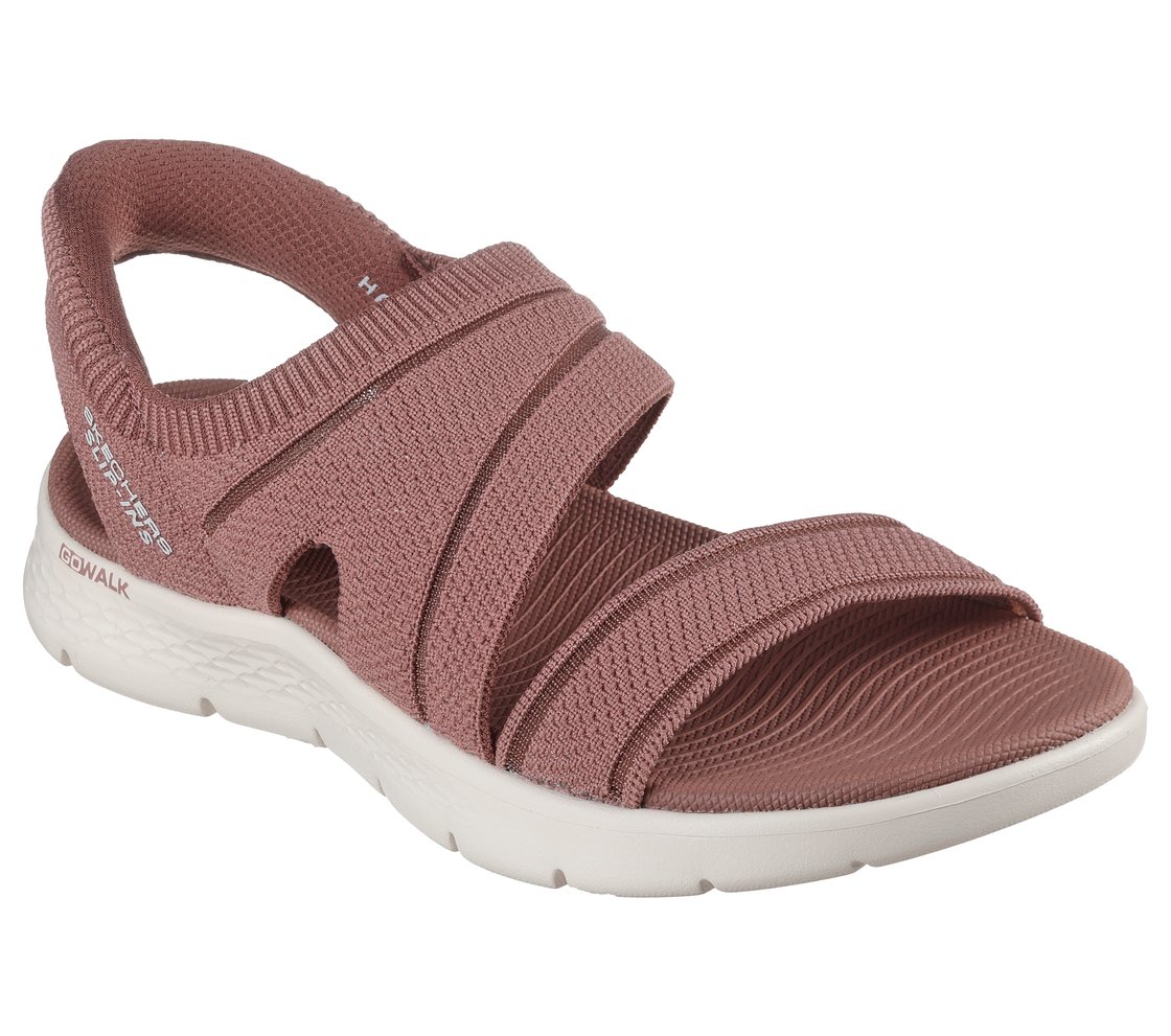 GO WALK FLEX SANDAL - ENTICING, BROWN Footwear Right View
