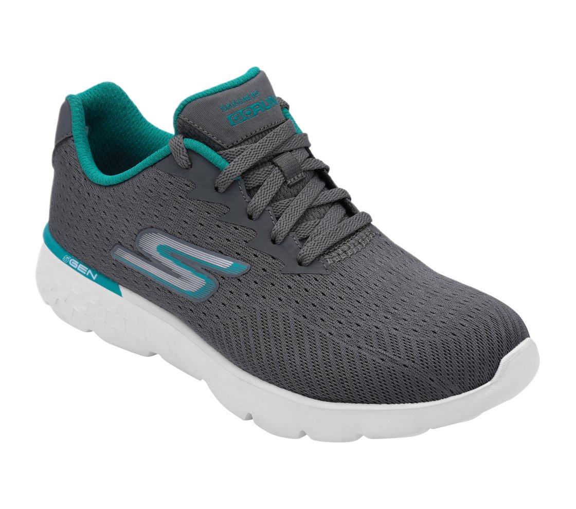 GO RUN 400 - SOLE, CHARCOAL/TURQUOISE Footwear Right View