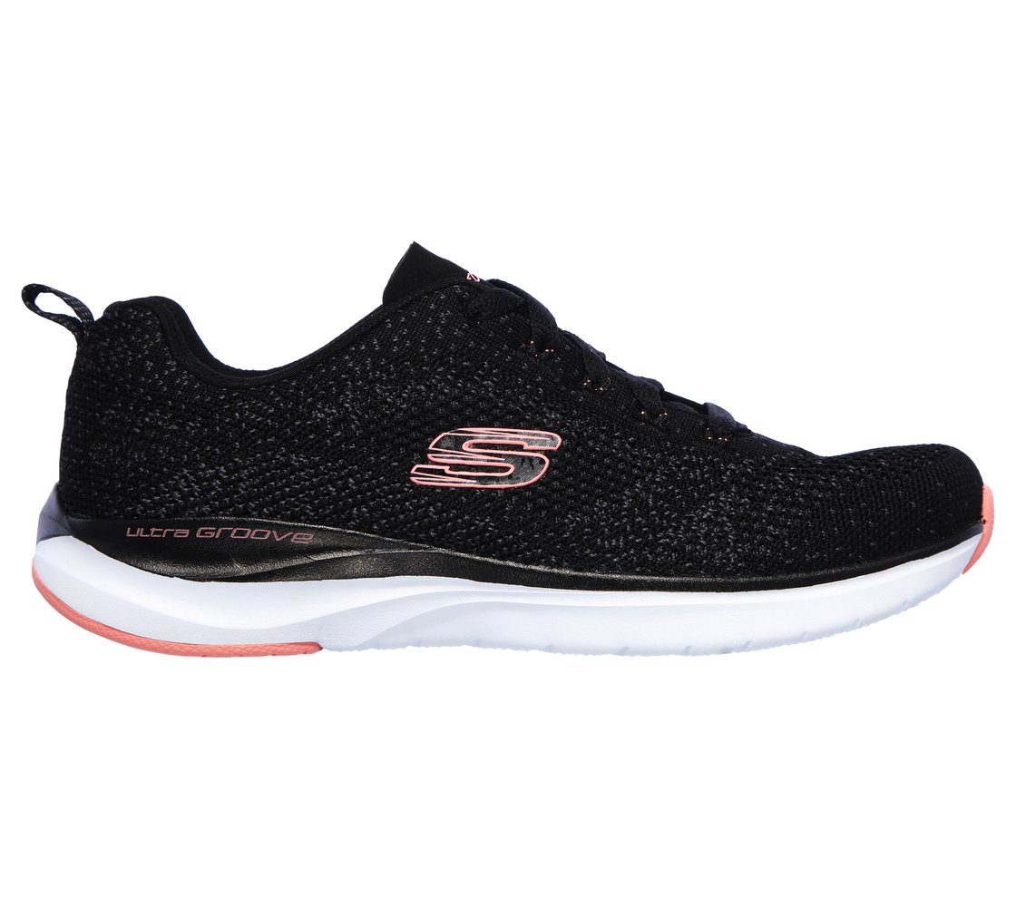 ULTRA GROOVE, BLACK/PINK Footwear Lateral View