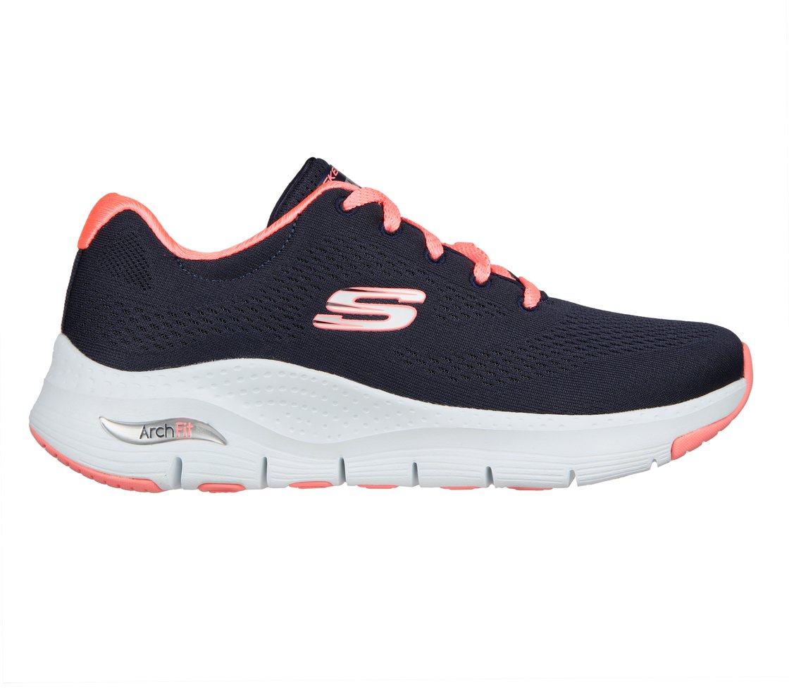 ARCH FIT - BIG APPEAL, NAVY/CORAL Footwear Lateral View