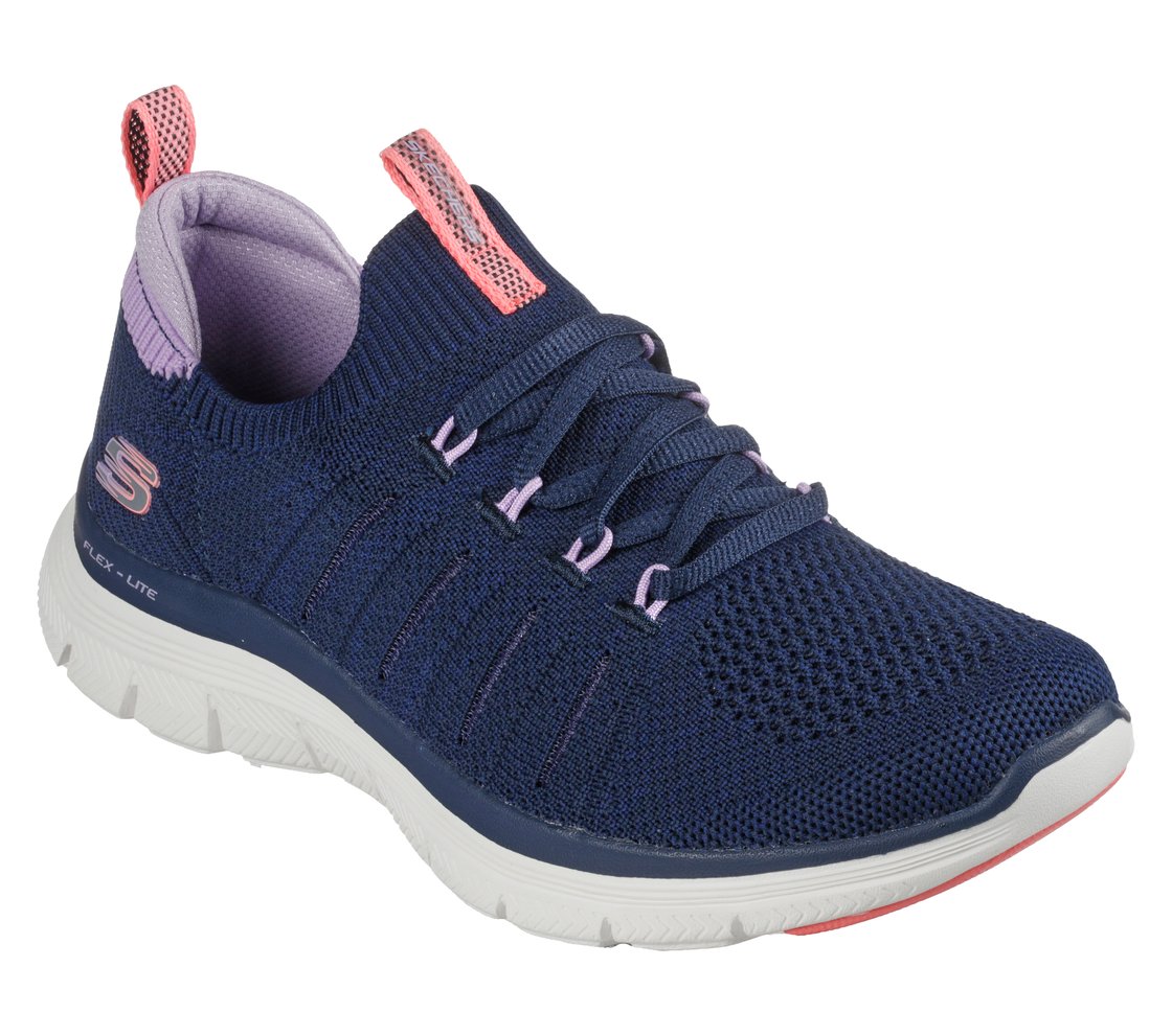 FLEX APPEAL 4.0-VICTORY LAP, NAVY/LAVENDER Footwear Right View