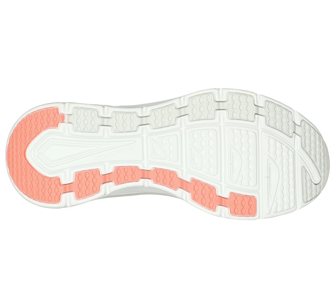 D'LUX WALKER, WHITE/HOT CORAL Footwear Bottom View