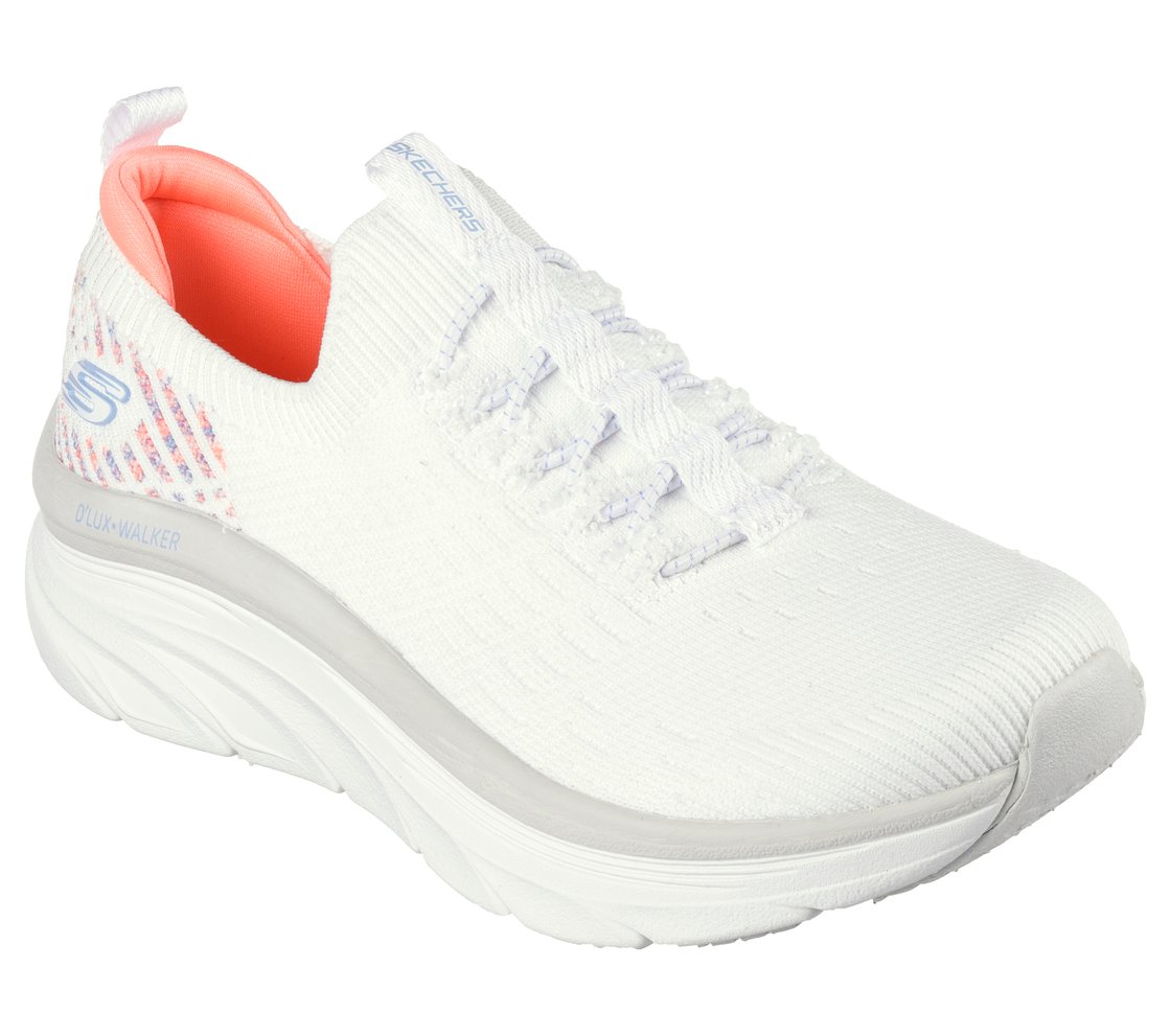 D'LUX WALKER, WHITE/HOT CORAL Footwear Right View