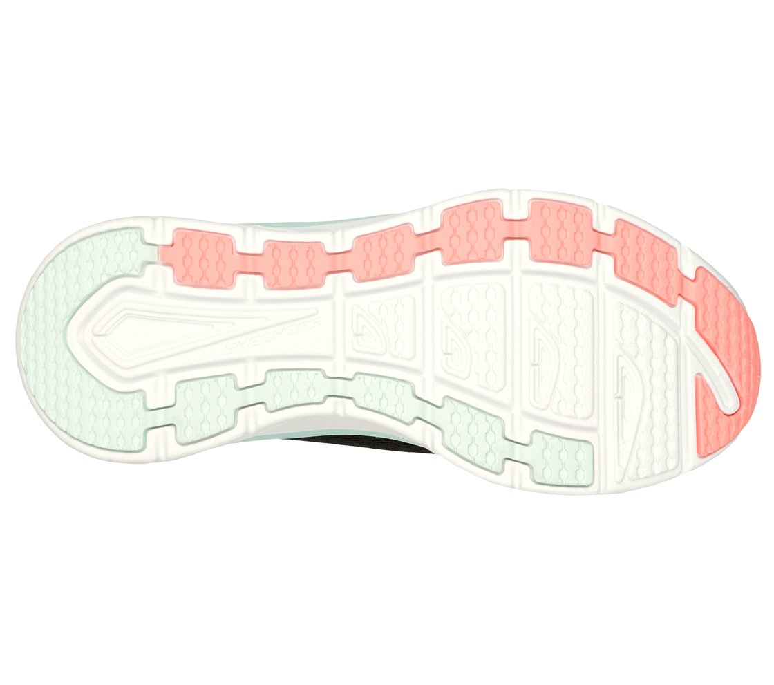 D'LUX WALKER-FRESH FINESSE, BLACK/MINT Footwear Bottom View