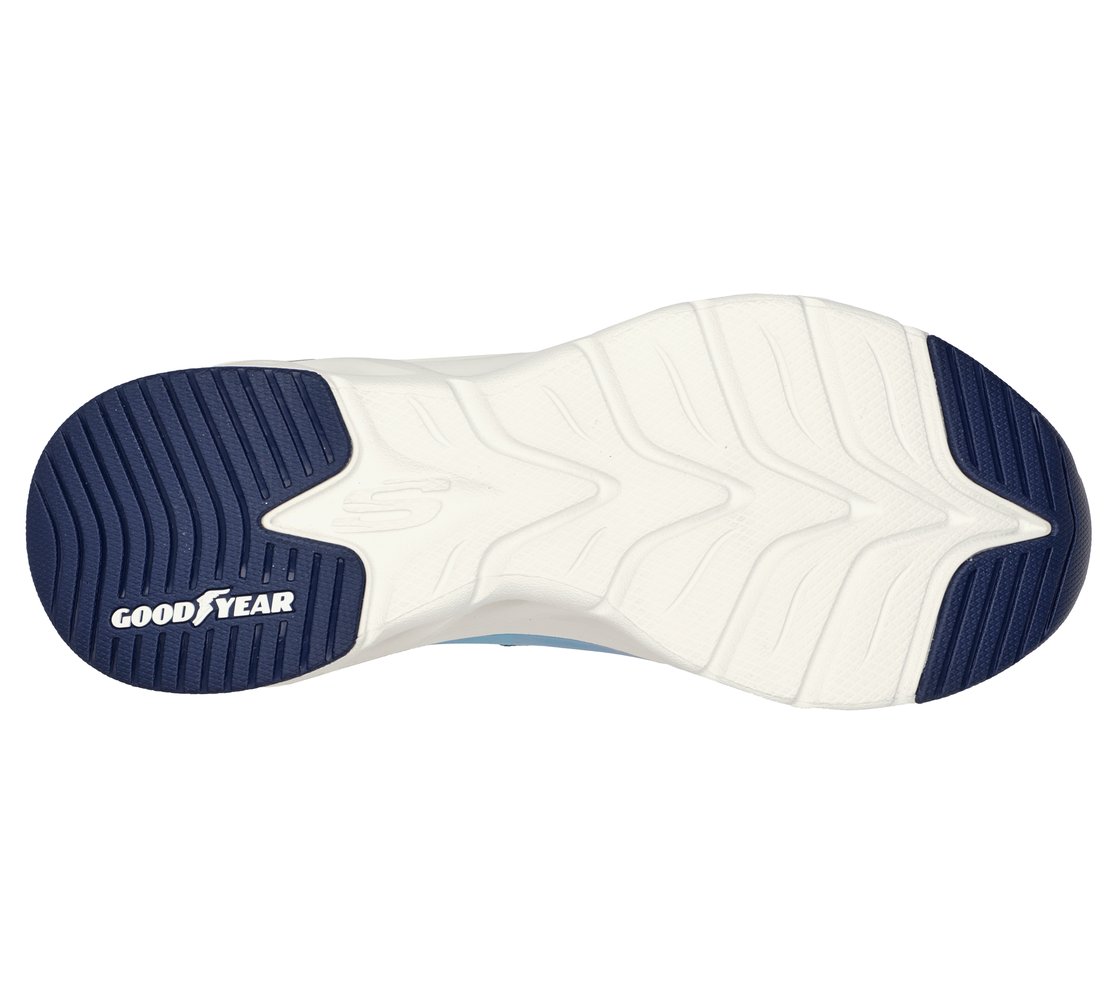 ARCH FIT GLIDE-STEP, NAVY/MULTI Footwear Bottom View