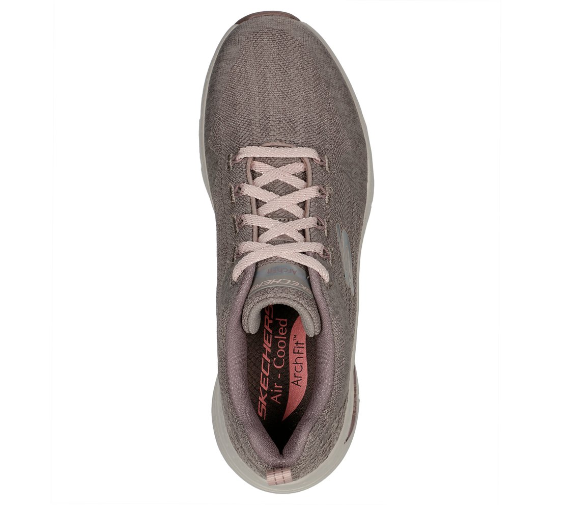 ARCH FIT - COMFY WAVE, DARK TAUPE Footwear Top View