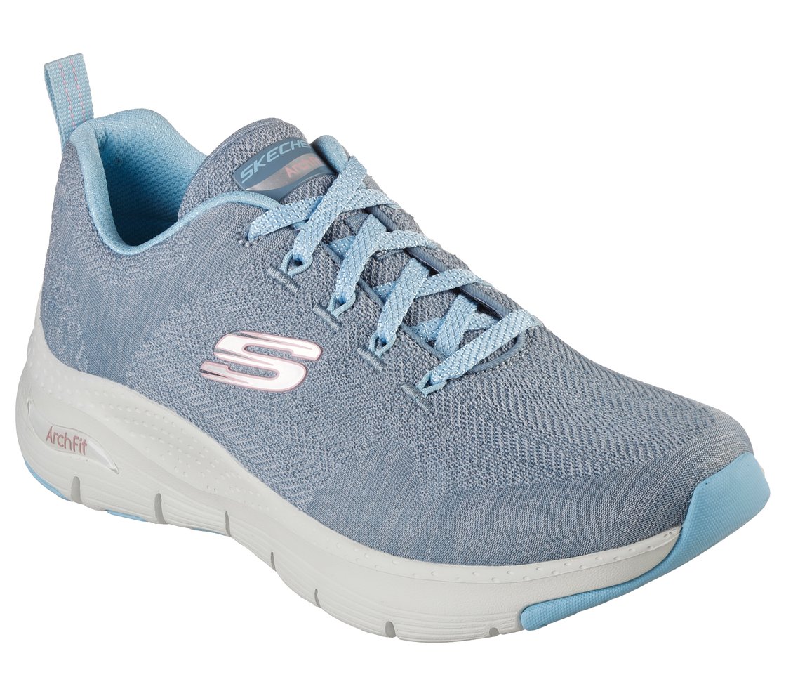 ARCH FIT-COMFY WAVE, SLATE Footwear Lateral View