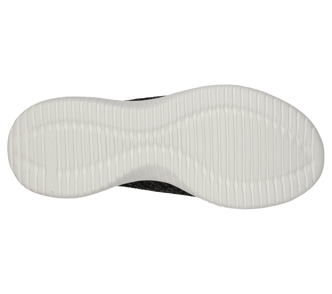 ULTRA FLEX, BLACK/GREY Footwear Bottom View