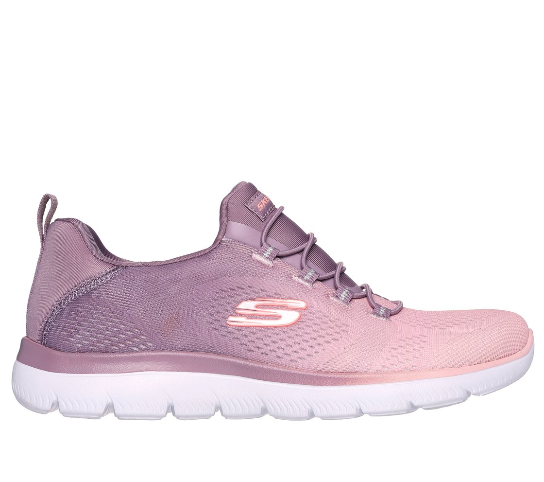 SUMMITS-BRIGHT CHARMER, LIGHT MAUVE Footwear Lateral View