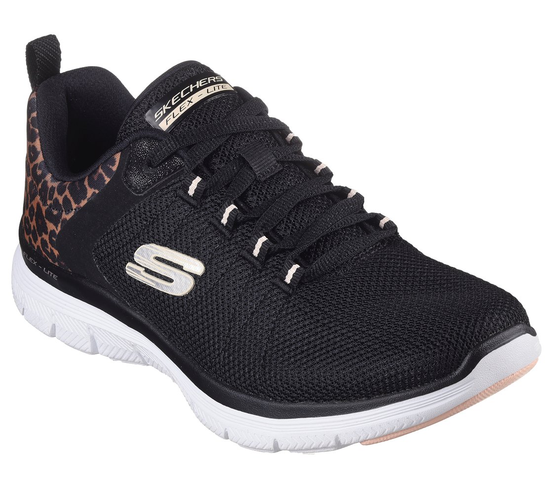 FLEX APPEAL 4.0-WILD BALLAD, BLACK/LEOPARD Footwear Right View
