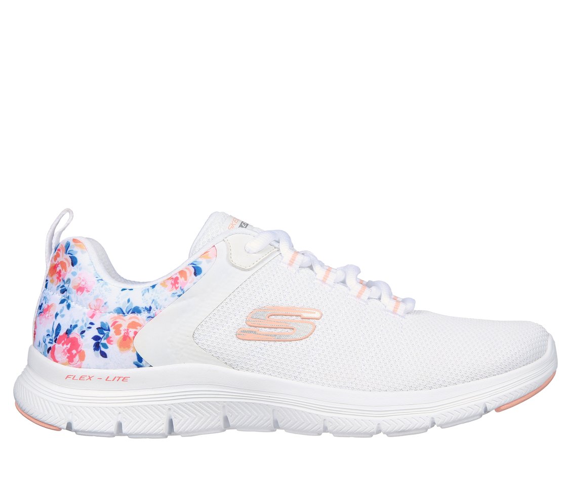 FLEX APPEAL 4, WHITE/MULTI Footwear Lateral View