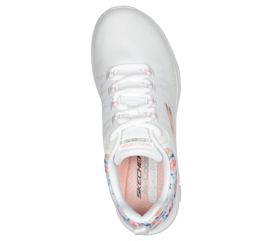 FLEX APPEAL 4, WHITE/MULTI Footwear Top View