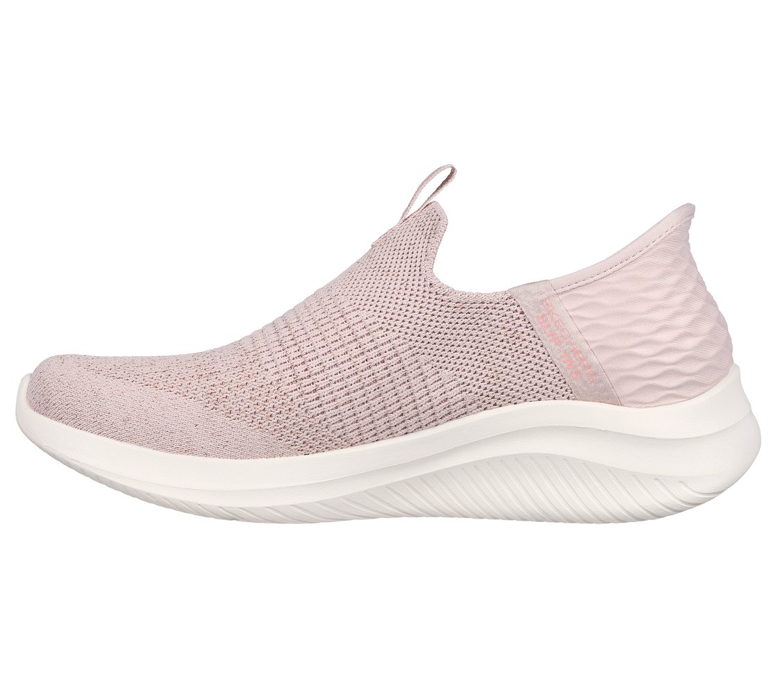 Skechers Slip-ins: Ultra Flex 3.0 - Glitter Me, ROSE GOLD Footwear Left View