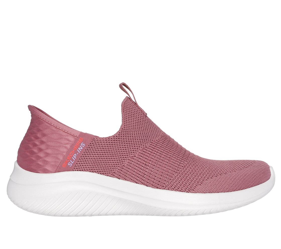 ULTRA FLEX 3.0-COZY STREAK, DARK MAUVE Footwear Lateral View