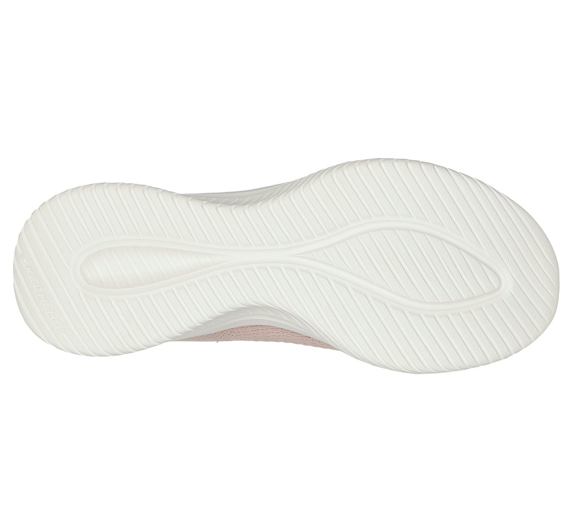ULTRA FLEX 3.0-COZY STREAK, ROSE Footwear Bottom View
