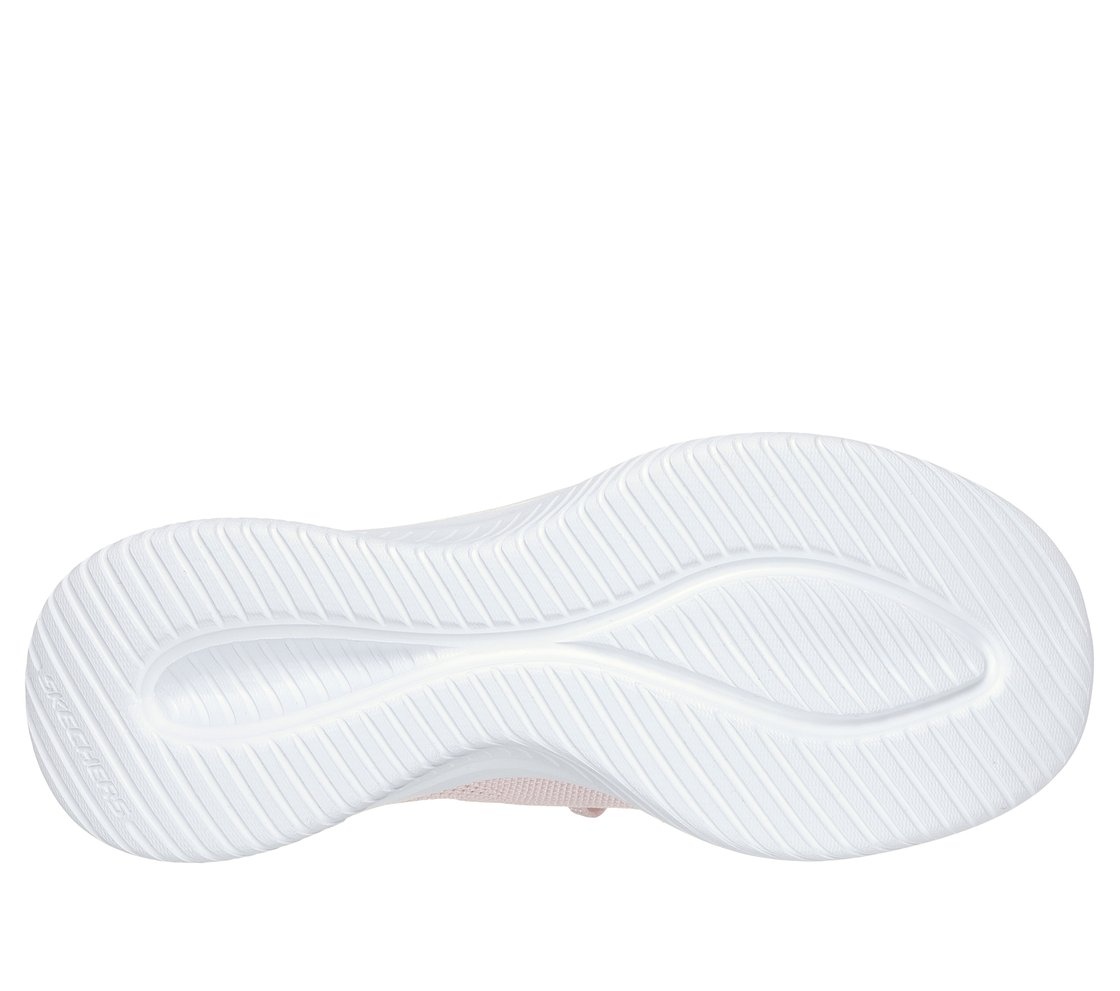 SKECHERS SLIP-INS: ULTRA FLEX 3.0 - BRILLIANT, LLLIGHT PINK Footwear Bottom View
