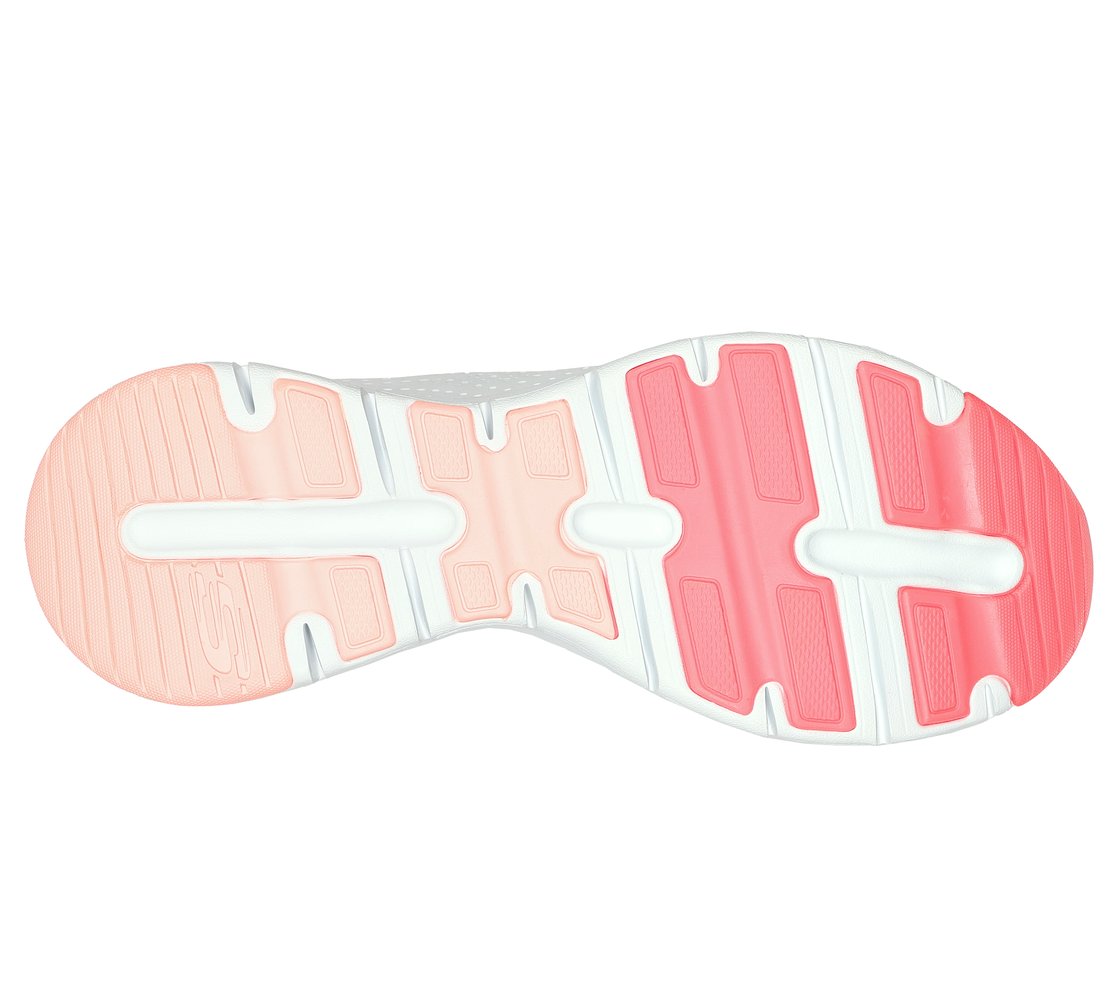 ARCH FIT-INFINITY COOL, WHITE/PINK Footwear Bottom View