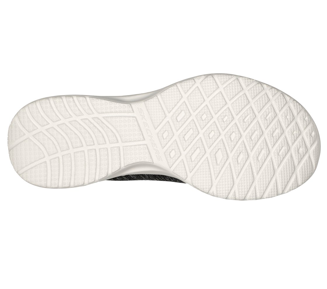 SKECH-AIR DYNAMIGHT-PURE SERE, BLACK/AQUA Footwear Bottom View