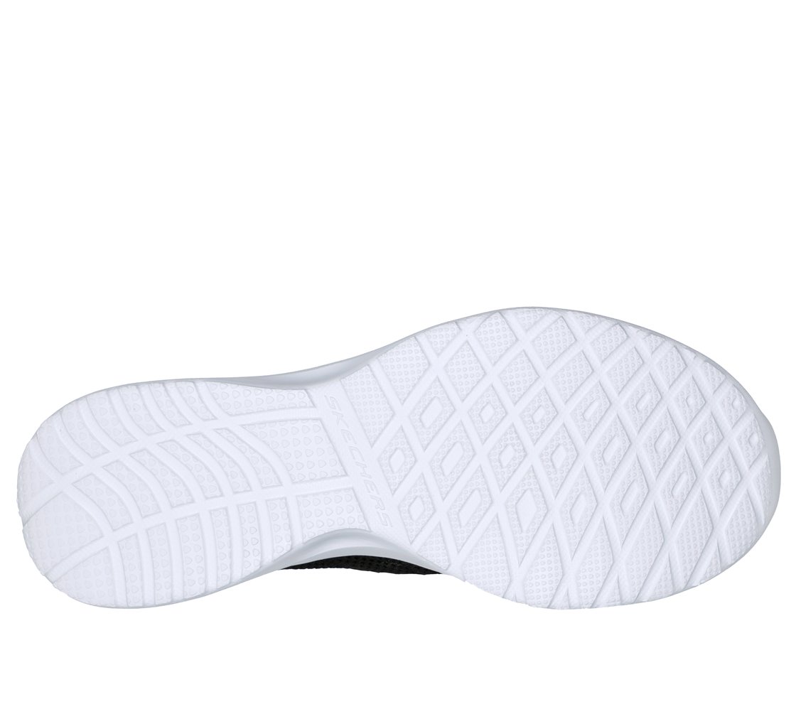 SKECH-AIR DYNAMIGHT-PERFECT S, BLACK/ROSE GOLD Footwear Bottom View