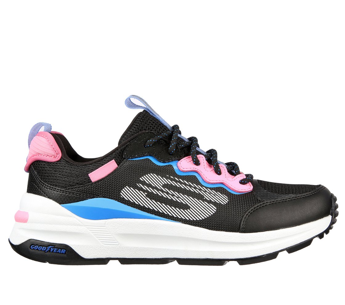 GLOBAL JOGGER-FRESH STRIKE, BLACK/BLUE/PINK Footwear Lateral View
