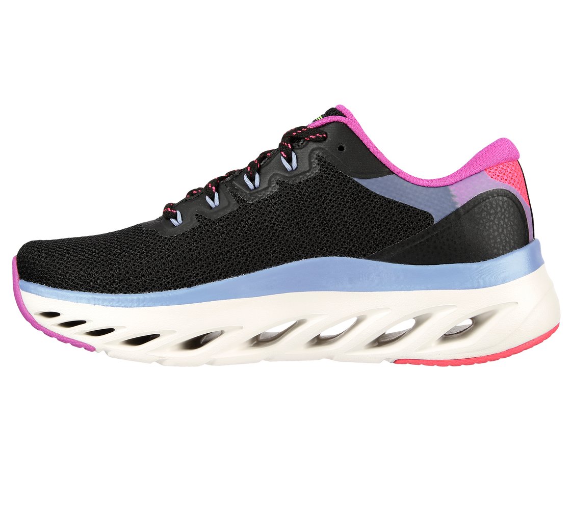 ARCH FIT GLIDE-STEP-HIGHLIGHT, BLACK/MULTI Footwear Left View