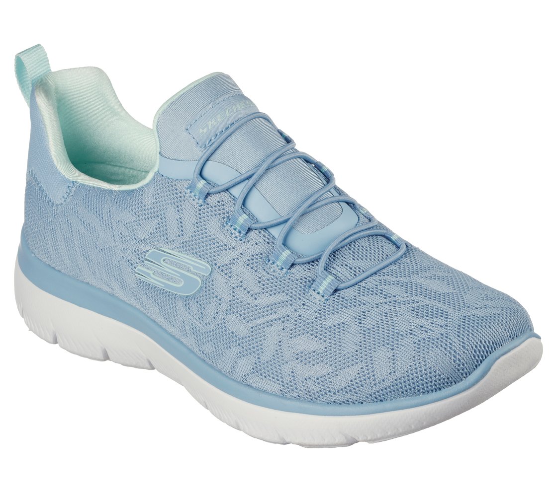 SUMMITS-GOOD TASTE, BLUE/MINT Footwear Right View
