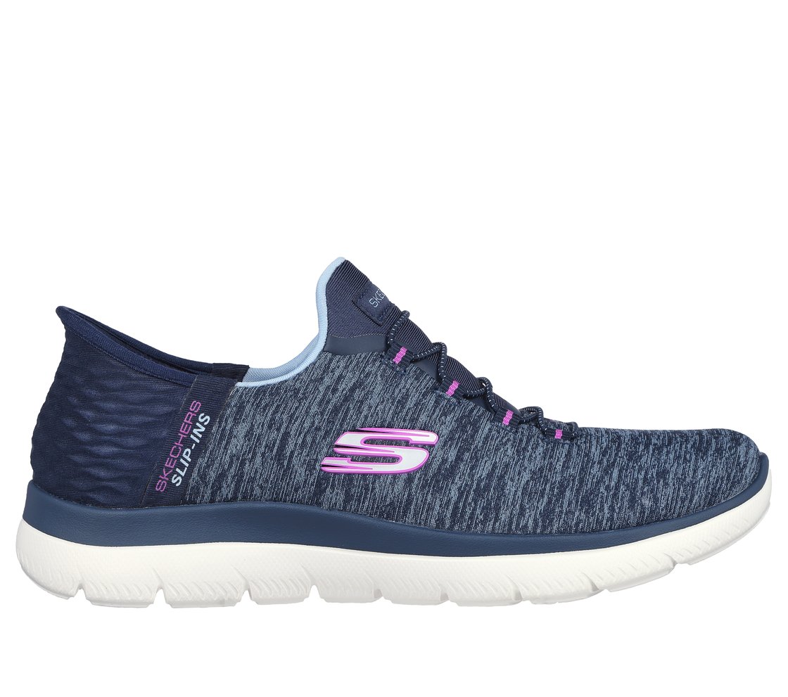 SUMMITS-DAZZLING HAZE, NAVY/PURPLE Footwear Lateral View