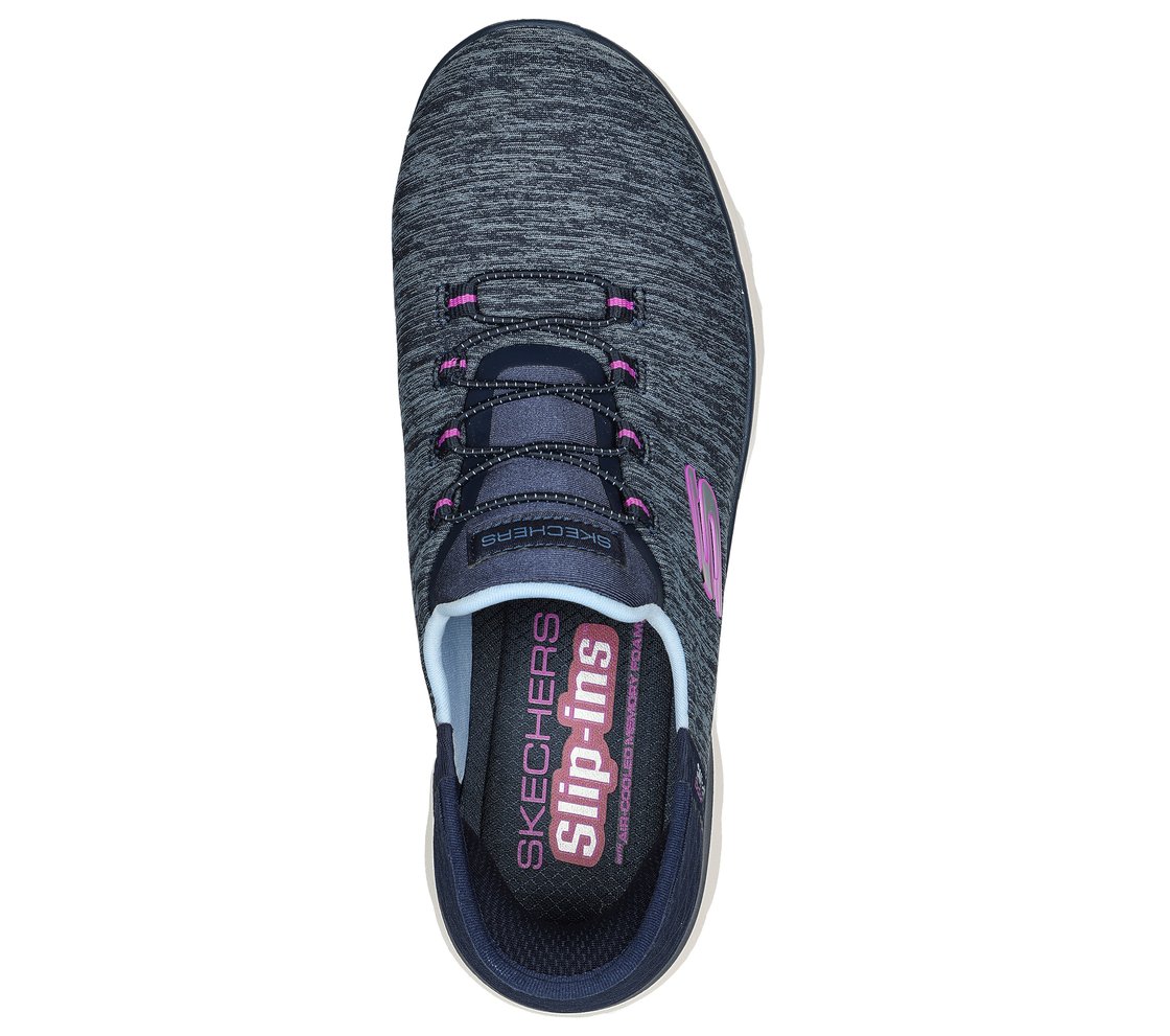 SUMMITS-DAZZLING HAZE, NAVY/PURPLE Footwear Top View