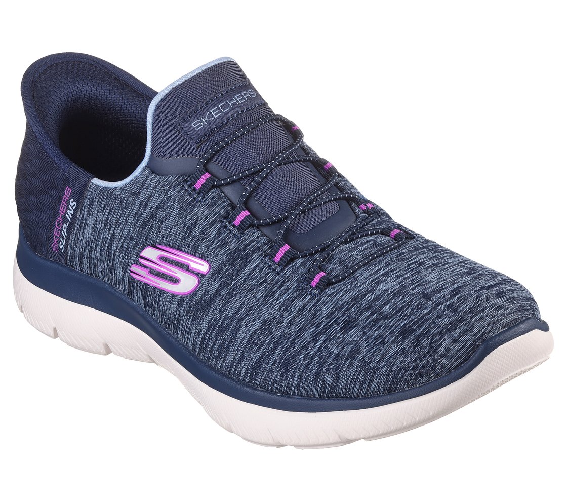 SUMMITS-DAZZLING HAZE, NAVY/PURPLE Footwear Right View
