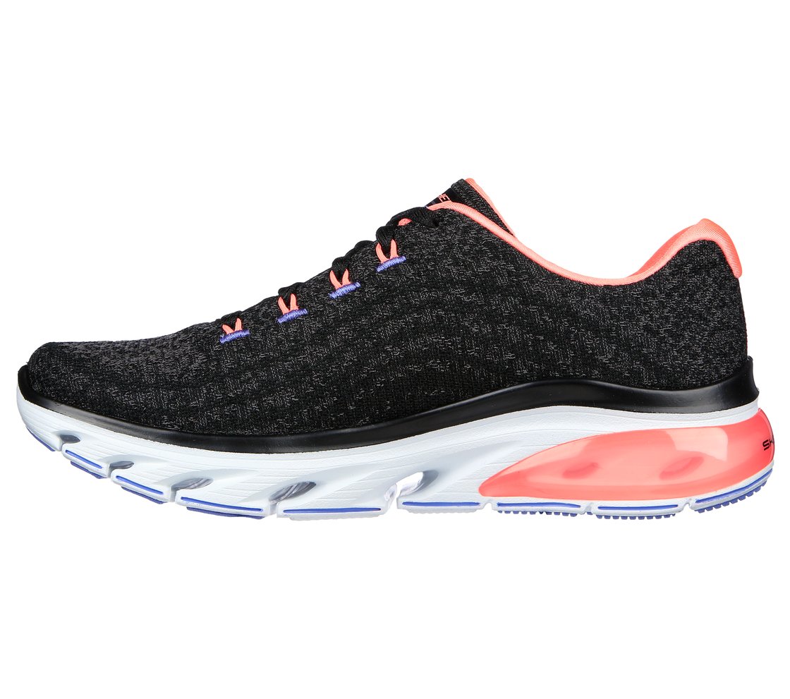 GLIDE-STEP FLEX AIR, BLACK/MULTI Footwear Left View