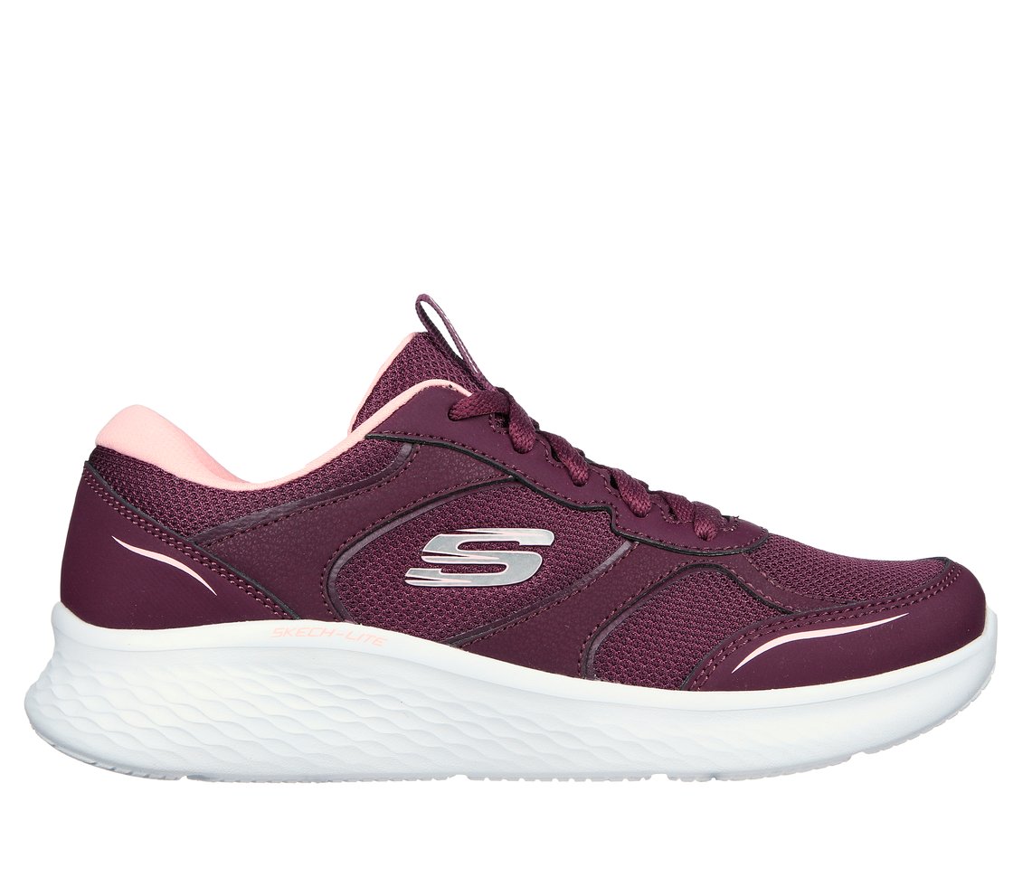 SKECH-LITE PRO-HIGH JOURNEY, PLUM Footwear Lateral View