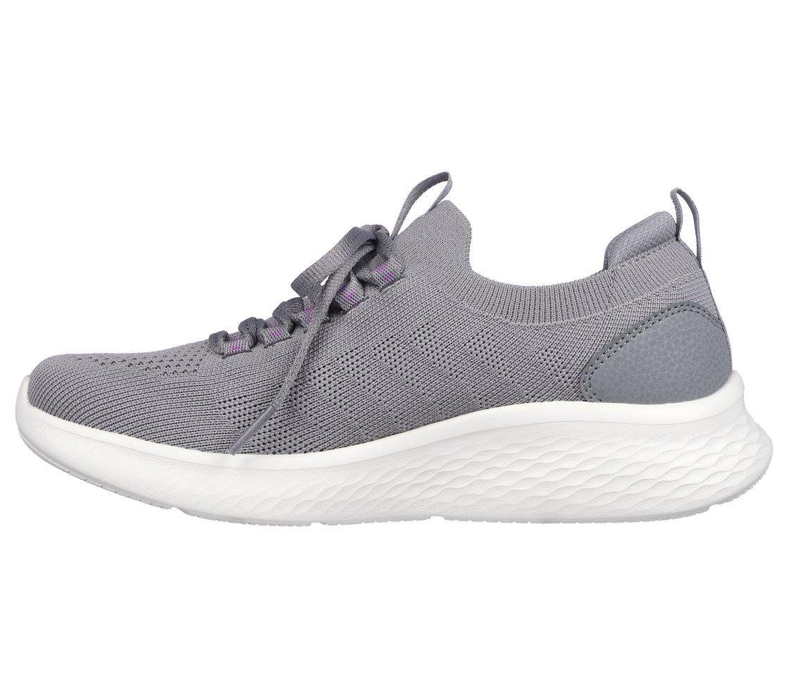 SKECH-LITE PRO-FULL NIGHT, CHARCOAL/PURPLE Footwear Left View