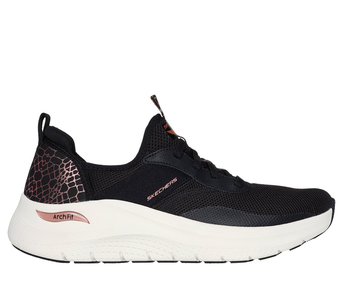 ARCH FIT 2.0 - REPTILE ROCK, BLACK/ROSE GOLD Footwear Lateral View