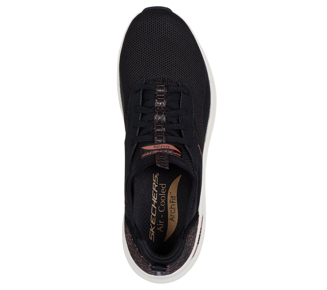 ARCH FIT 2.0 - REPTILE ROCK, BLACK/ROSE GOLD Footwear Top View