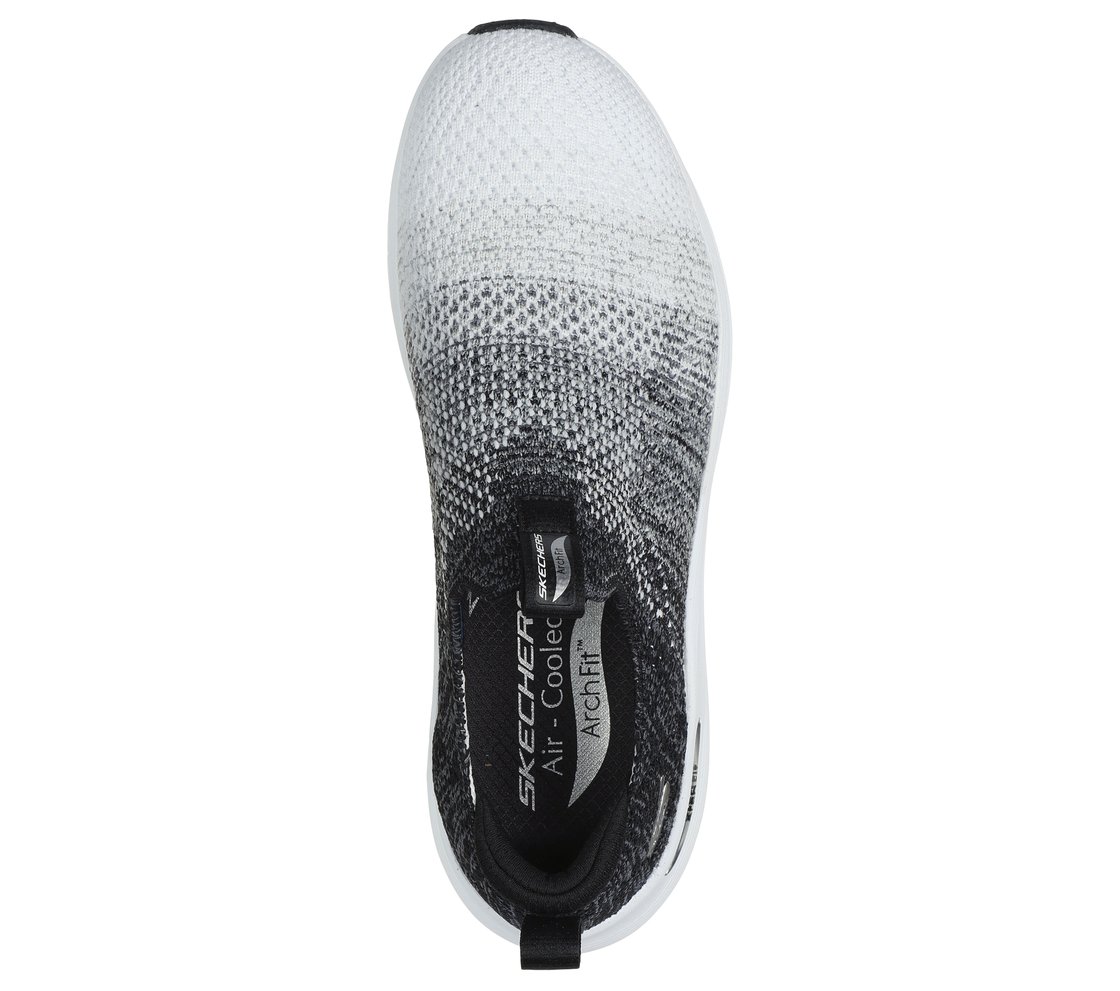 ARCH FIT 2, WHITE BLACK Footwear Top View