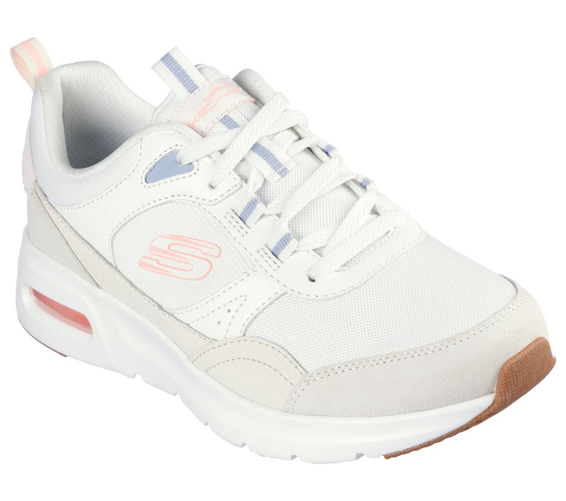 SKECH-AIR COURT-COOL AVENUE, OFF WHITE Footwear Right View