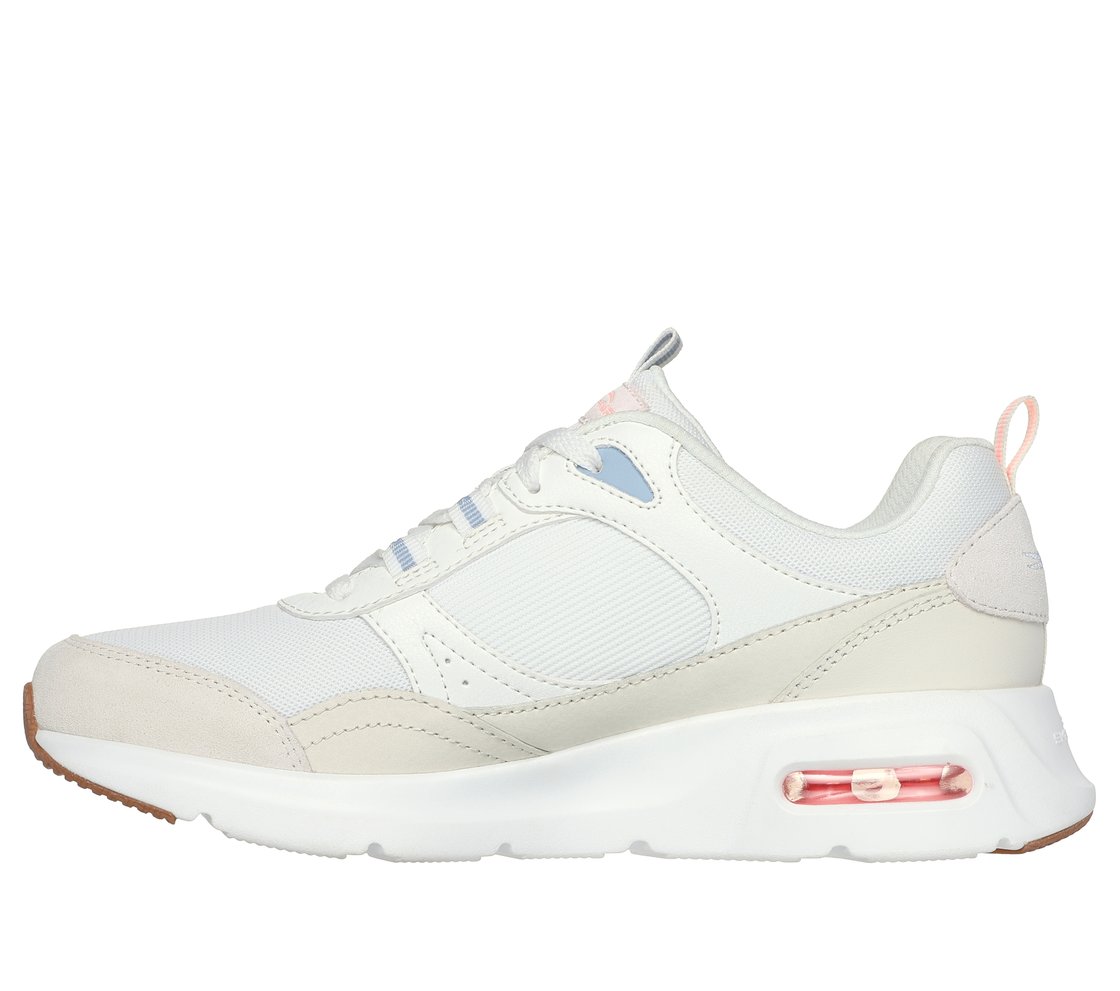 SKECH-AIR COURT-COOL AVENUE, OFF WHITE Footwear Left View