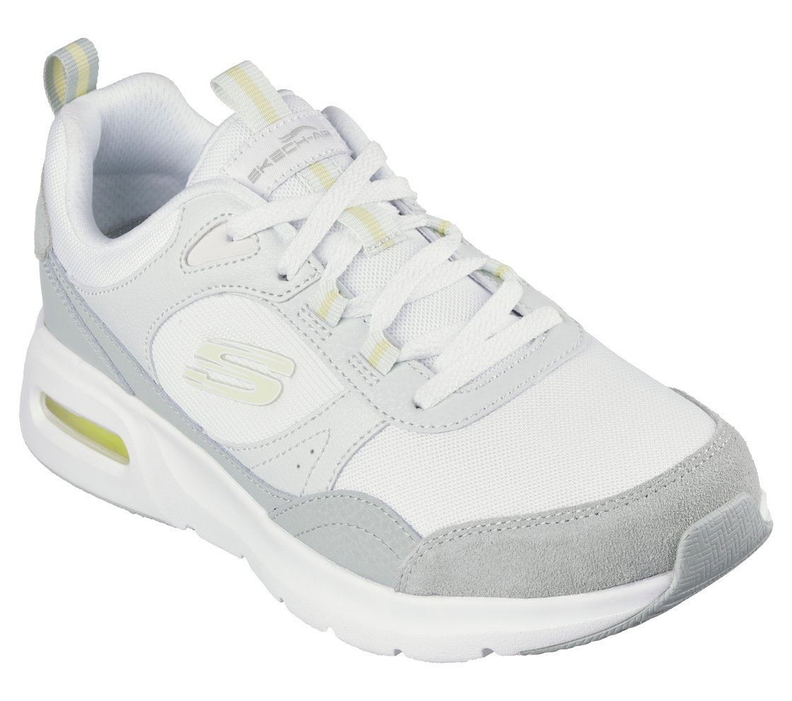 SKECH-AIR COURT-COOL AVENUE, WHITE/GREEN