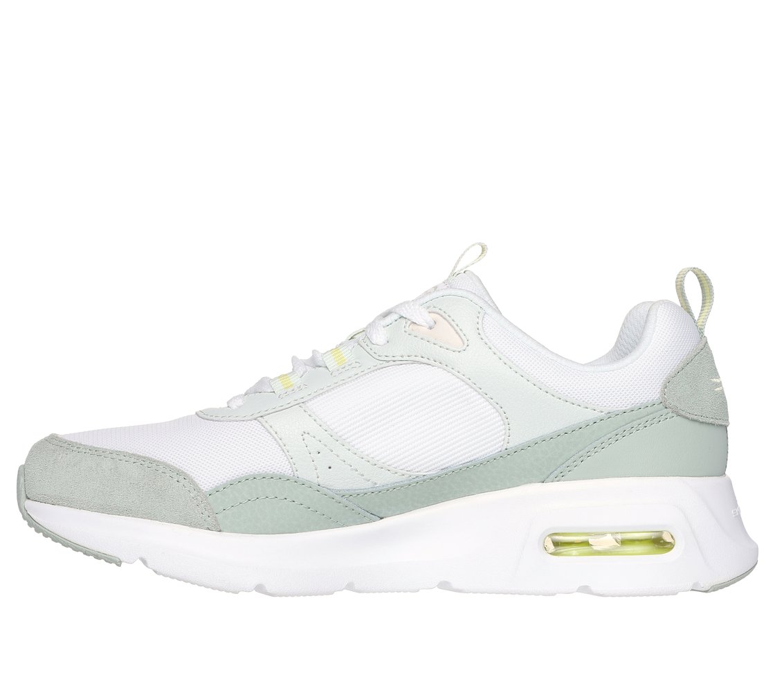 SKECH-AIR COURT-COOL AVENUE, WHITE/GREEN