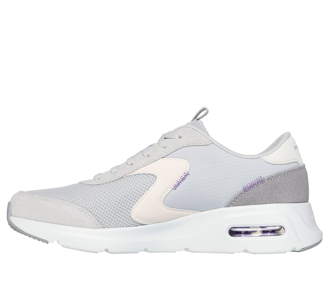 SKECH-AIR COURT-AIR WAVE, LIGHT GRAY/MULTI Footwear Left View