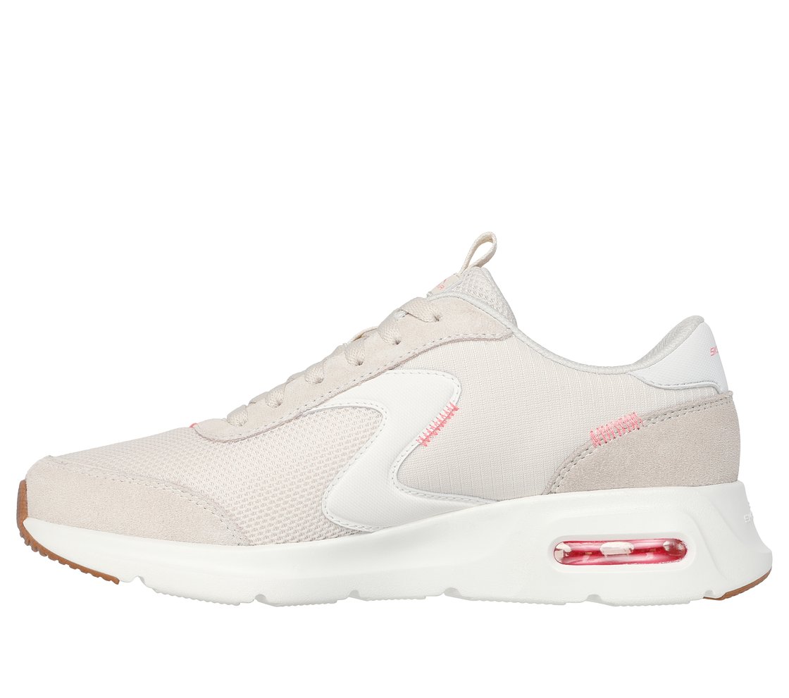 SKECH-AIR COURT-AIR WAVE, NATURAL/HT.PINK Footwear Left View