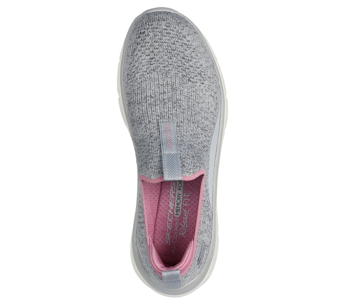 D'LUX WALKER 2.0-BOLD STATE, GREY/PINK Footwear Top View
