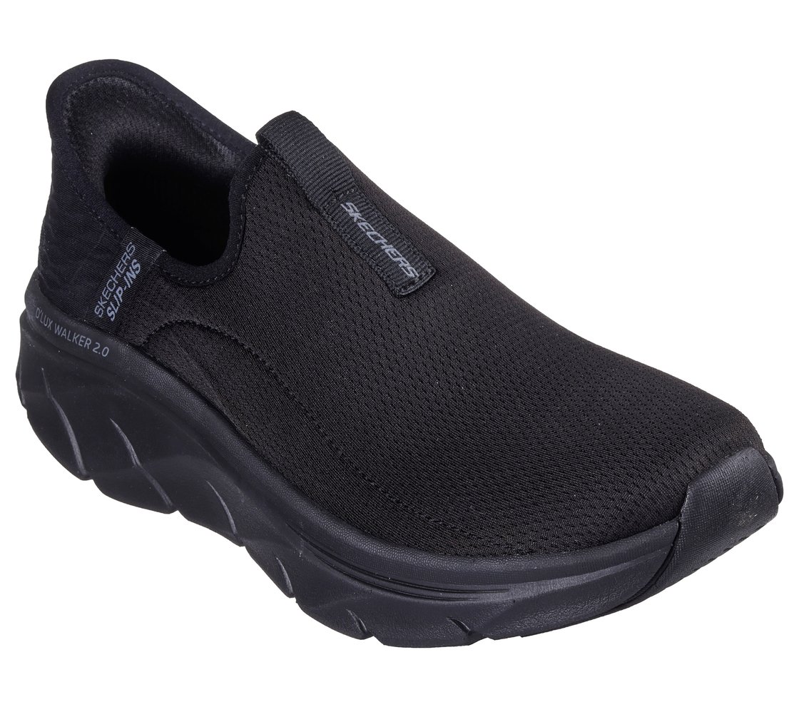 SKECHERS SLIP-INS RF: D'LUX WALKER 2.0- Happy Step, BBLACK