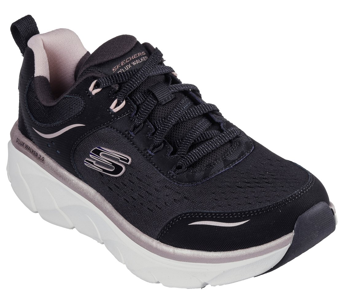 D'LUX WALKER 2.0-GRADIENT GLAM, BLACK/ROSE GOLD Footwear Right View