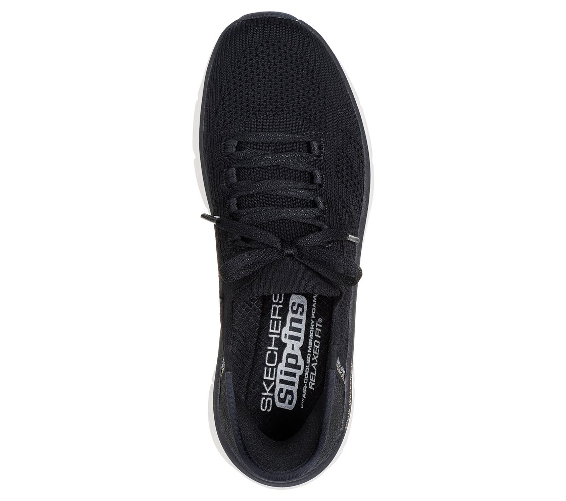 D'LUX WALKER 2.0-THRILL MOVEMENT, BLACK/TAN Footwear Top View