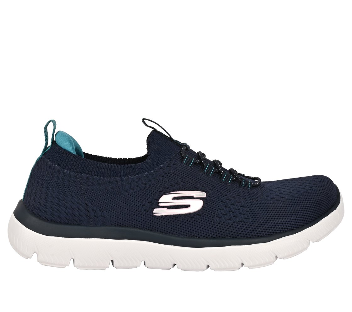 SUMMITS - TOP PLAYER, NAVY/MULTI Footwear Lateral View